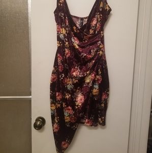 Plus Size Asymetrical Dress
